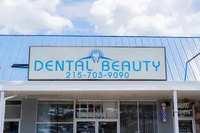 outside the office of Dental Beauty in Feasterville, TN