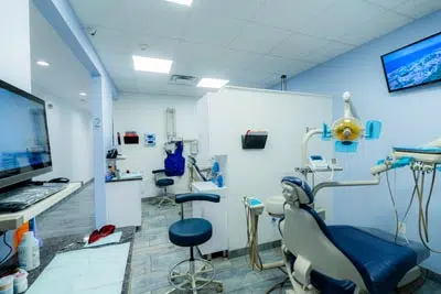 inside one of the treatment rooms at Dental Beauty in Feasterville, PA